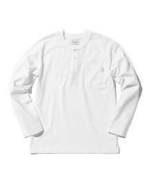 Chase Henley L/S Neck T-Shirt Off White