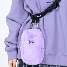 [NF] BELT FUR POUCH BAG LILAC (NF18A097H)