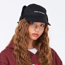 [NF] FANCY EAR FLAP CAP BLACK (NF18A083H)