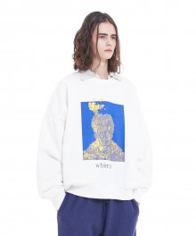 WHIMSY SWEATSHIRT  WHITE