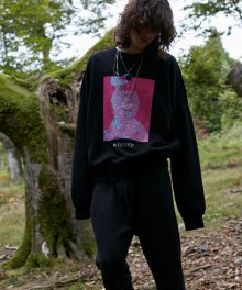 WHIMSY SWEATSHIRT  BLACK