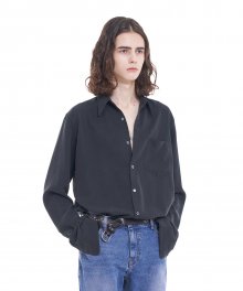 LONG SILKET SHIRT  BACK