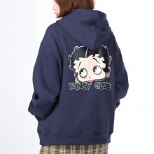 [NF] BETTY BOOP FACE HOODIE NAVY (NF18A119H)