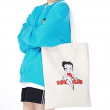 [NF] BETTY BOOP ECO BAG IVORY (NF18A112H)