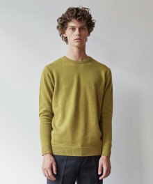 CASHMERE SWEATER(OLIVE GREEN)