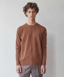 CASHMERE SWEATER(BROWN)