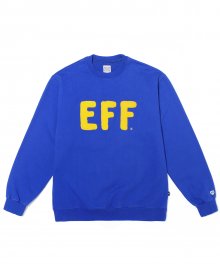 EFF LOGO BC CREWNECK  BLUE