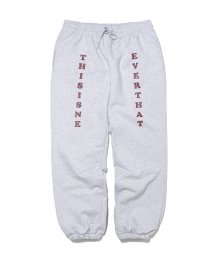 F-Column Sweatpant Light Grey