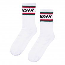 [NK] NSTK SOCKS WHITE-GREEN (NK18A076H)