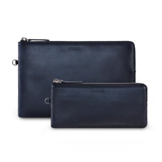 에가든(EGARDEN) ZIP CLUTCH(클러치)_Dark Navy