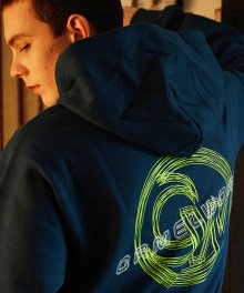 Division Logo Heavy Weight Hoodie(Deep Blue)