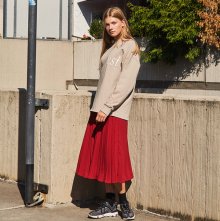 18 F/W CHIFFON PLEATS SKIRTS WI