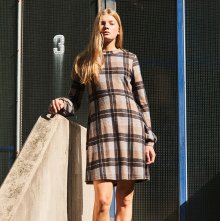 18 F/W GRID CHECK DRESS OP10