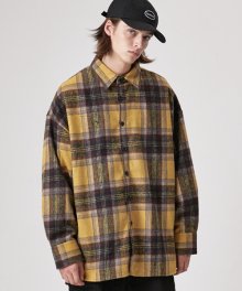 VINTAGE HEAVY OVER SHIRTS (MUSTARD)