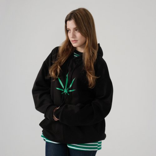 츄바스코(chubasco) MHD171 빅위드 후드티 블랙