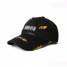 DAMAGE LEOPARD BALL CAP