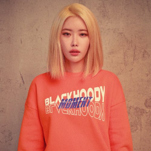 블랙후디(blackhoody) DIAGONAL MOMENT CREWNECK SWEATSHIRT ORANGE