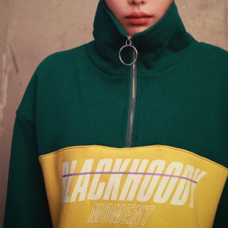 블랙후디(BLACK HOODY) CROSSWISE MOMENT ANORAK GREEN