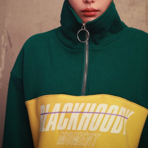 블랙후디(blackhoody) CROSSWISE MOMENT ANORAK GREEN