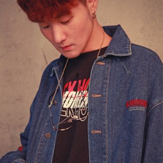 블랙후디(BLACK HOODY) A MOMENT DENIM TRUCKER JACKET BLUE