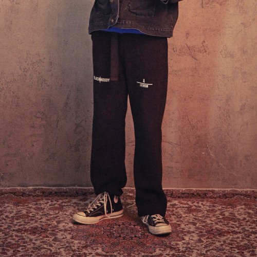 블랙후디(blackhoody) A MOMENT SWEATPANTS BLACK
