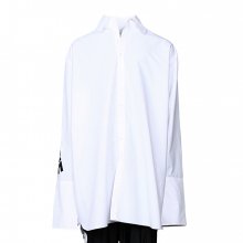 VLACK LINE - OVER CUFFS SHIRT (WHITE)