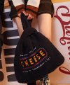 Cheese Fleece Eco-bag (Navy)