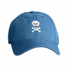 Adult`s Hats Skull and Bones on caspian blue