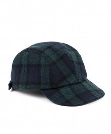 WOOL BLACK WATCH CAMP CAP (green)