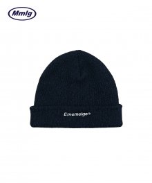 [Mmlg] WEAVE KNITCAP (NAVY BLACK)