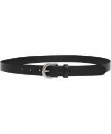 M#1669 parma italy leather belt (black)
