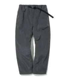 18fw padded strap pants grey
