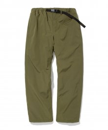 18fw padded strap pants olive