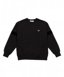 Velour Sweatshirt Black