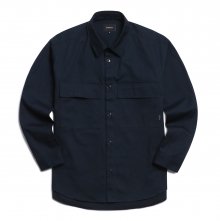 Big Pocket Twill Shirt (Navy)