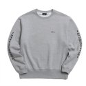 오버캐스트() Sleeve Embroidered Sweatshirt (Grey)