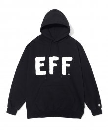 EFF LOGO BASIC HOOD BLACK