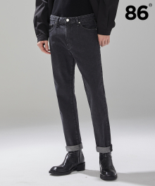 1672 basic black jeans(Gray) / 슬림핏