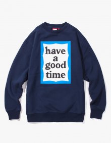 BLUE FRAME CREWNECK - NAVY / HGT18FWCN013