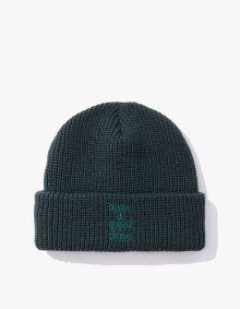 Ragg Wool Beanie - Green