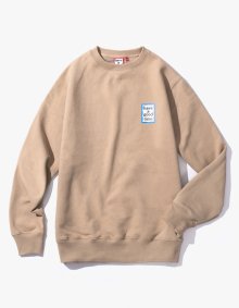 Mini Blue Frame Crewneck - Sand