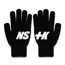 [NK] NSTK BASIC LOGO GLOVES BLACK (NK18A102H)