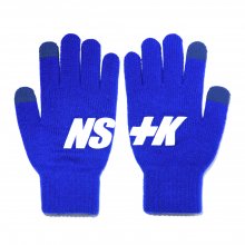 [NK] NSTK BASIC LOGO GLOVES BLUE (NK18A102H)