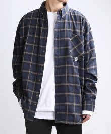 Wooltan Check Shirts (Navy)