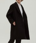 Woolen.Nap Single Coat (Black)