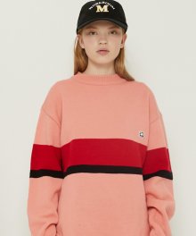 MG8F COLORING POINT KNIT (PINK)
