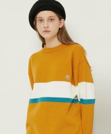 MG8F COLORING POINT KNIT (YELLOW)