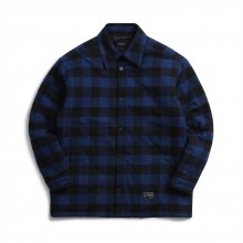 Buffalo Plaid Quilted Jacket (Blue Check)