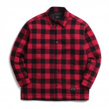 Buffalo Plaid Quilted Jacket (Red Check)