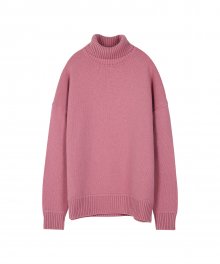 유니섹스 캐시미어 터틀넥 스웨터  atb250u(Pink Purple)